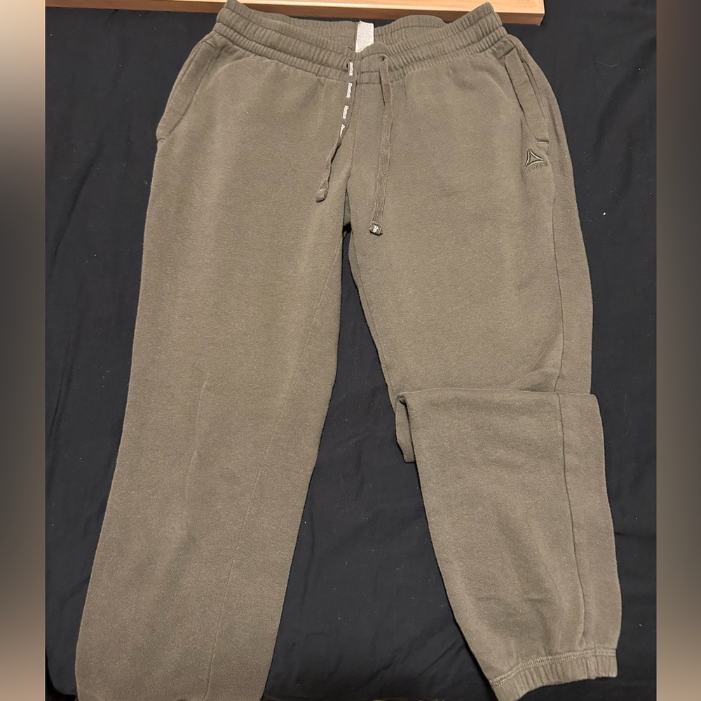 Green Reebok Joggers/Sweatpants